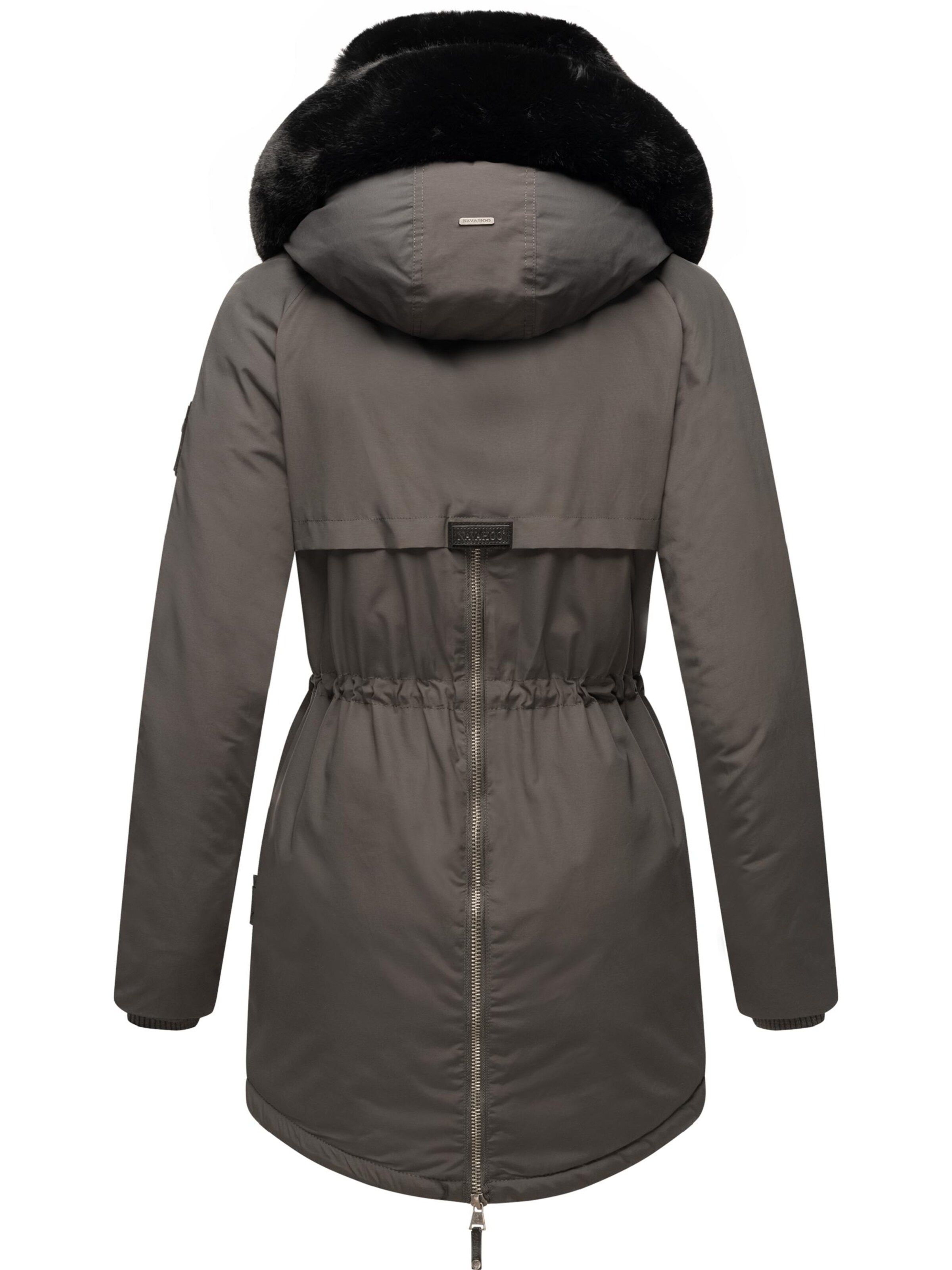 NAVAHOO Zimná parka 'Sweety Deluxe' - Sivá