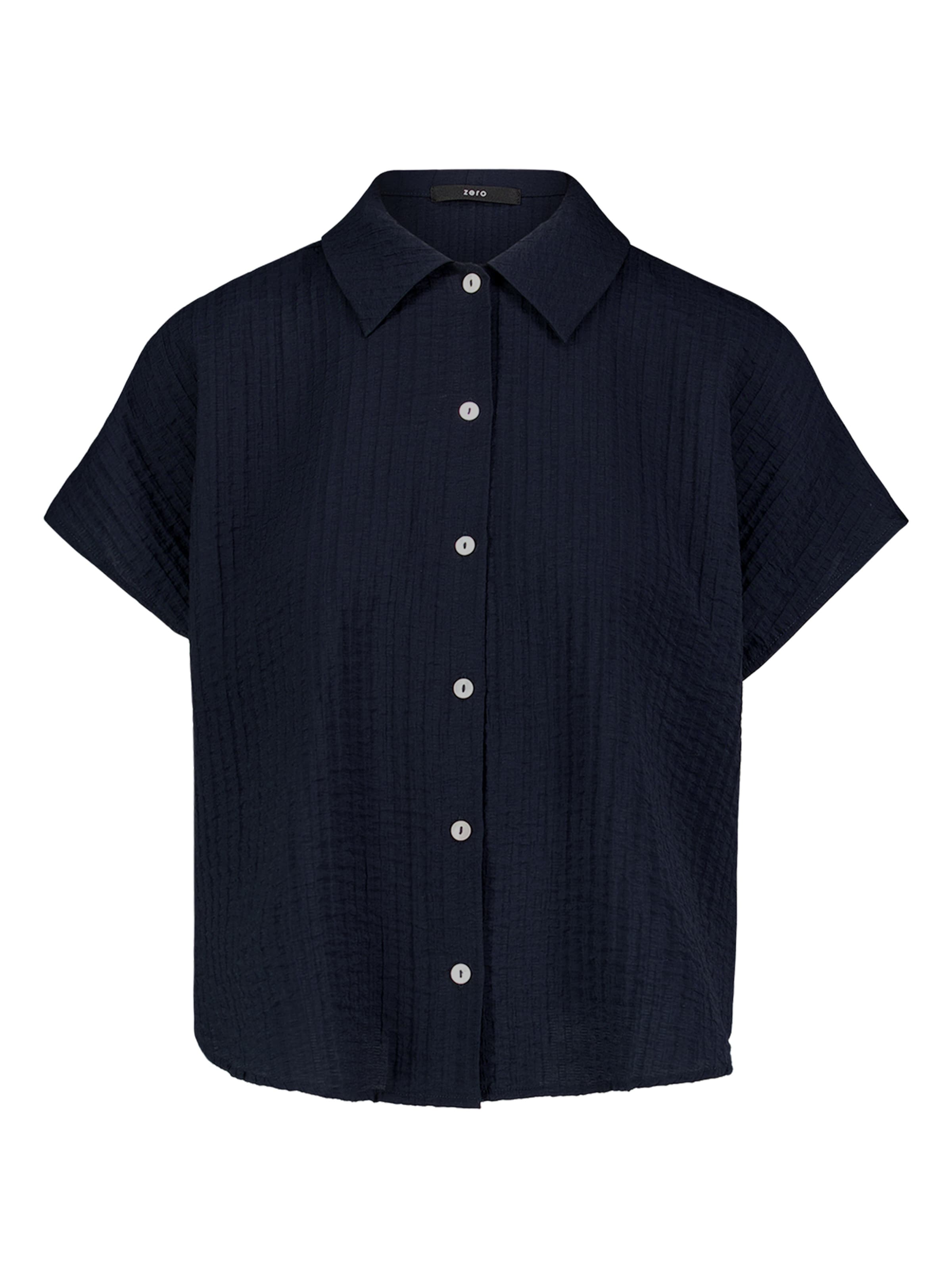 zero Blouse in Blue: front