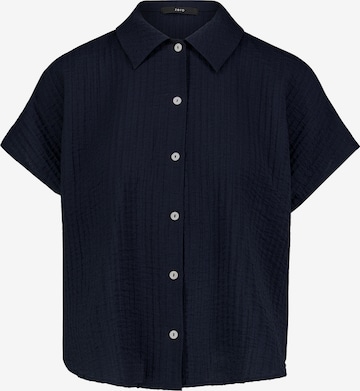 Chemisier zero en bleu : devant