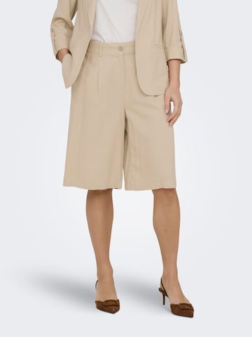 Loosefit Pantaloni 'ONLGOA' di ONLY in beige: frontale