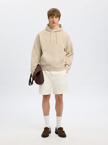 Sweat-shirt SELECTED en beige
