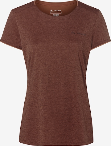 VAUDE Performance shirt 'Essential' in Brown: front