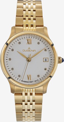 DUGENA Analog Watch in Gold: front