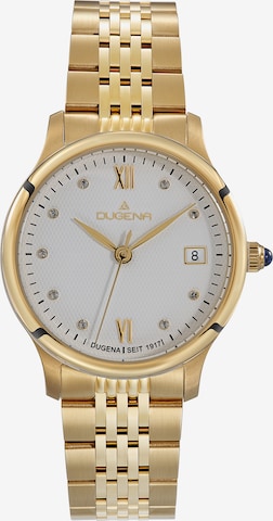 DUGENA Analog Watch in Gold: front