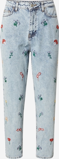 Trendyol Traperice u plava / tamno zelena / crvena / bijela, Pregled proizvoda