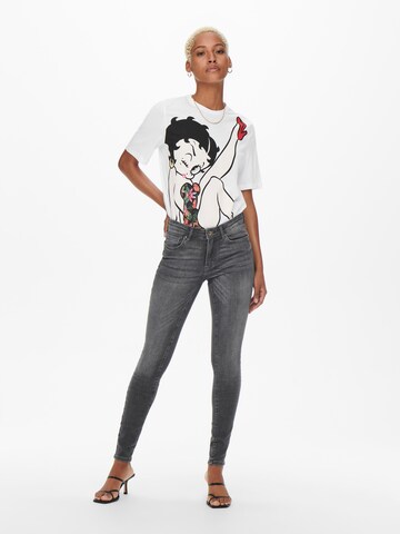 Skinny Jean 'LEILA' ONLY en gris