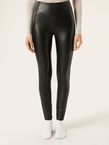 CALZEDONIA Skinny Leggings in Schwarz: Vorderseite