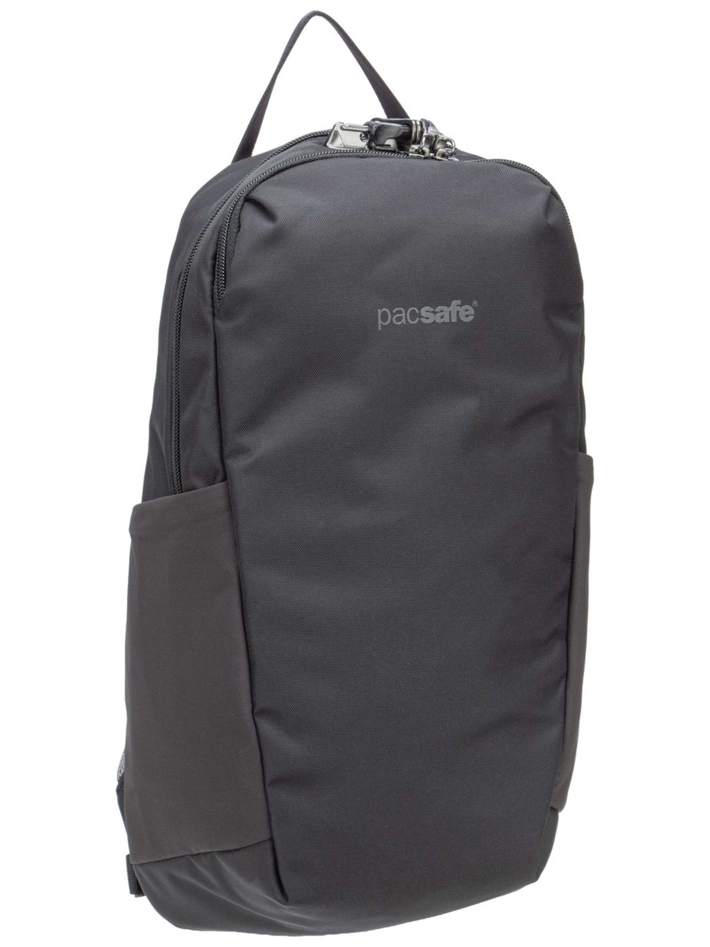 Pacsafe Rucksack ' V12L Tech ' in Schwarz: Vorderseite