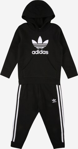 ADIDAS ORIGINALS Sweatsuit 'Adicolor' in Black: front