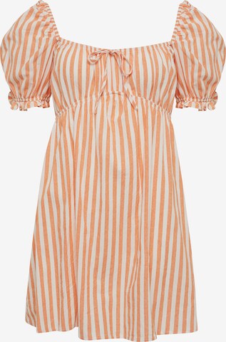 Robe 'RIA ' Sável en orange : devant