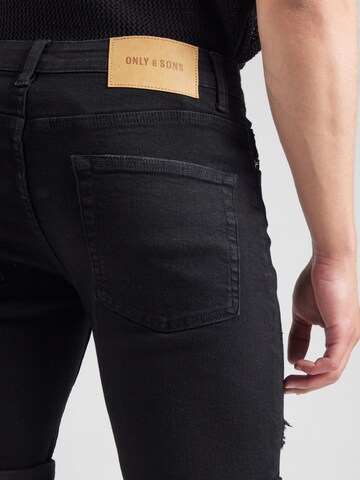 Only & Sons Слим Джинсы 'ONSPLY' в Черный