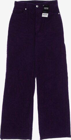 Monki Pants in S in Purple: front