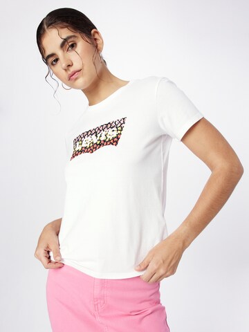 LEVI'S ® Shirt 'The Perfect Tee' in Wit: voorkant