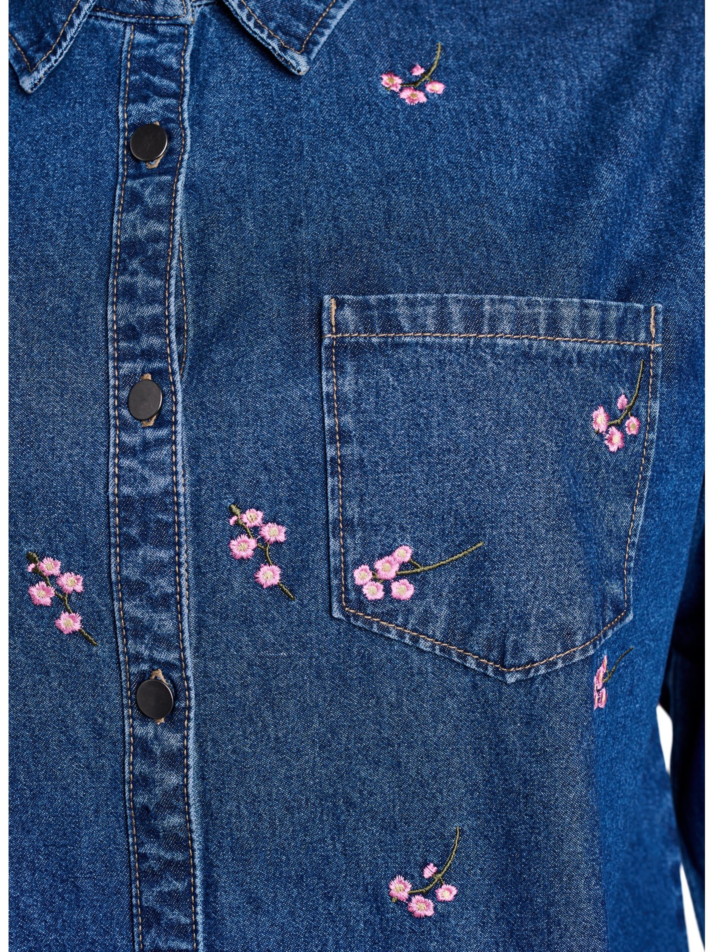 Zizzi Блузка 'Jeva' в Синий