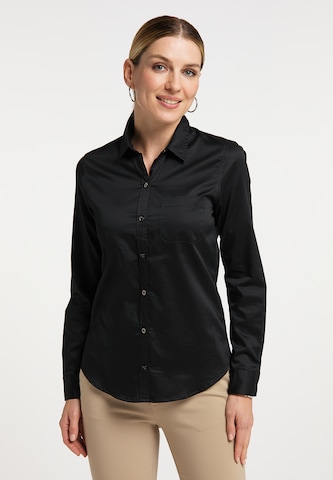 usha BLACK LABEL Bluse in Schwarz: predná strana