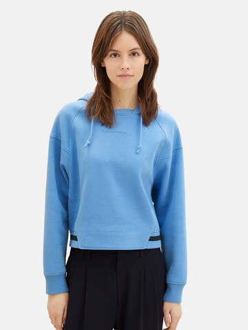 TOM TAILOR DENIM Sweatshirt in Blue: front