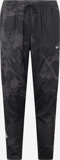 NIKE Спортен панталон 'RUN DIVISION' в сиво / черно / бяло, Преглед на продукта