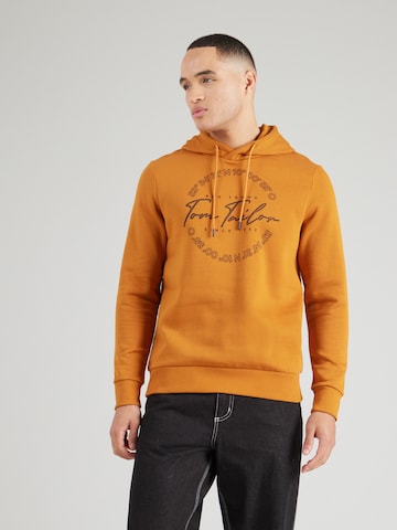 TOM TAILOR Sweatshirt i brun: forside