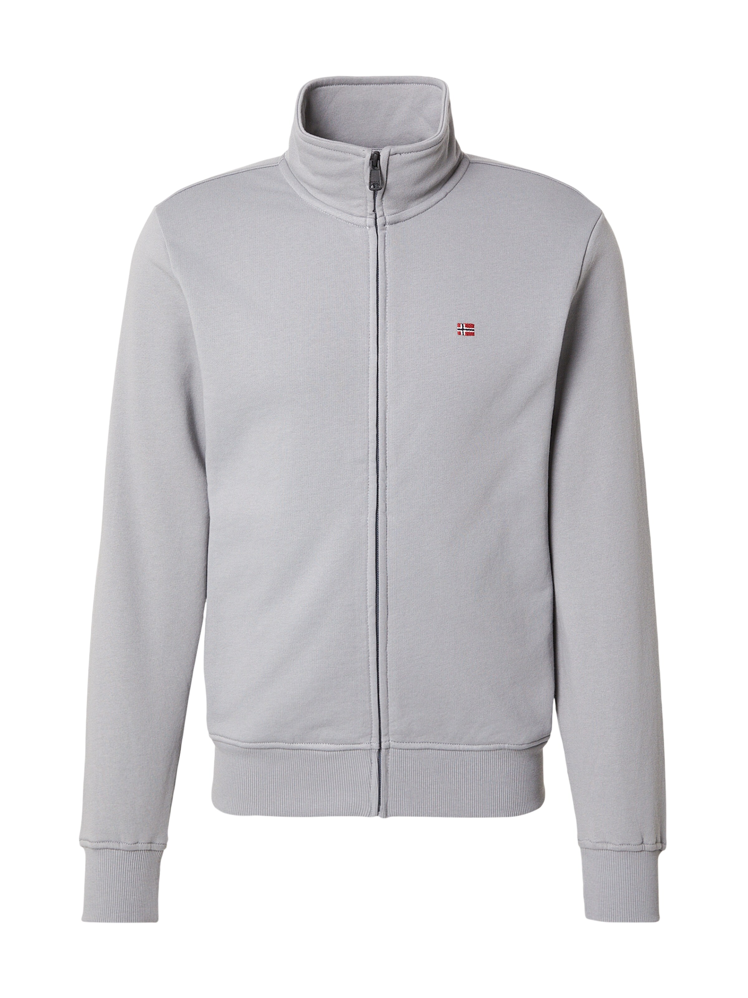 NAPAPIJRI - Sudadera con cremallera 'BALIS' en gris: frente