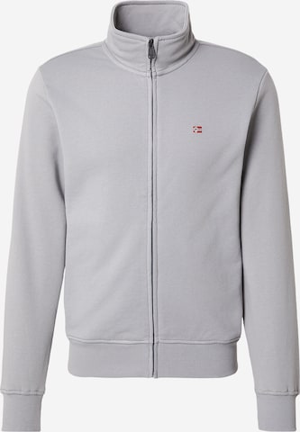 NAPAPIJRI - Sudadera con cremallera 'BALIS' en gris: frente