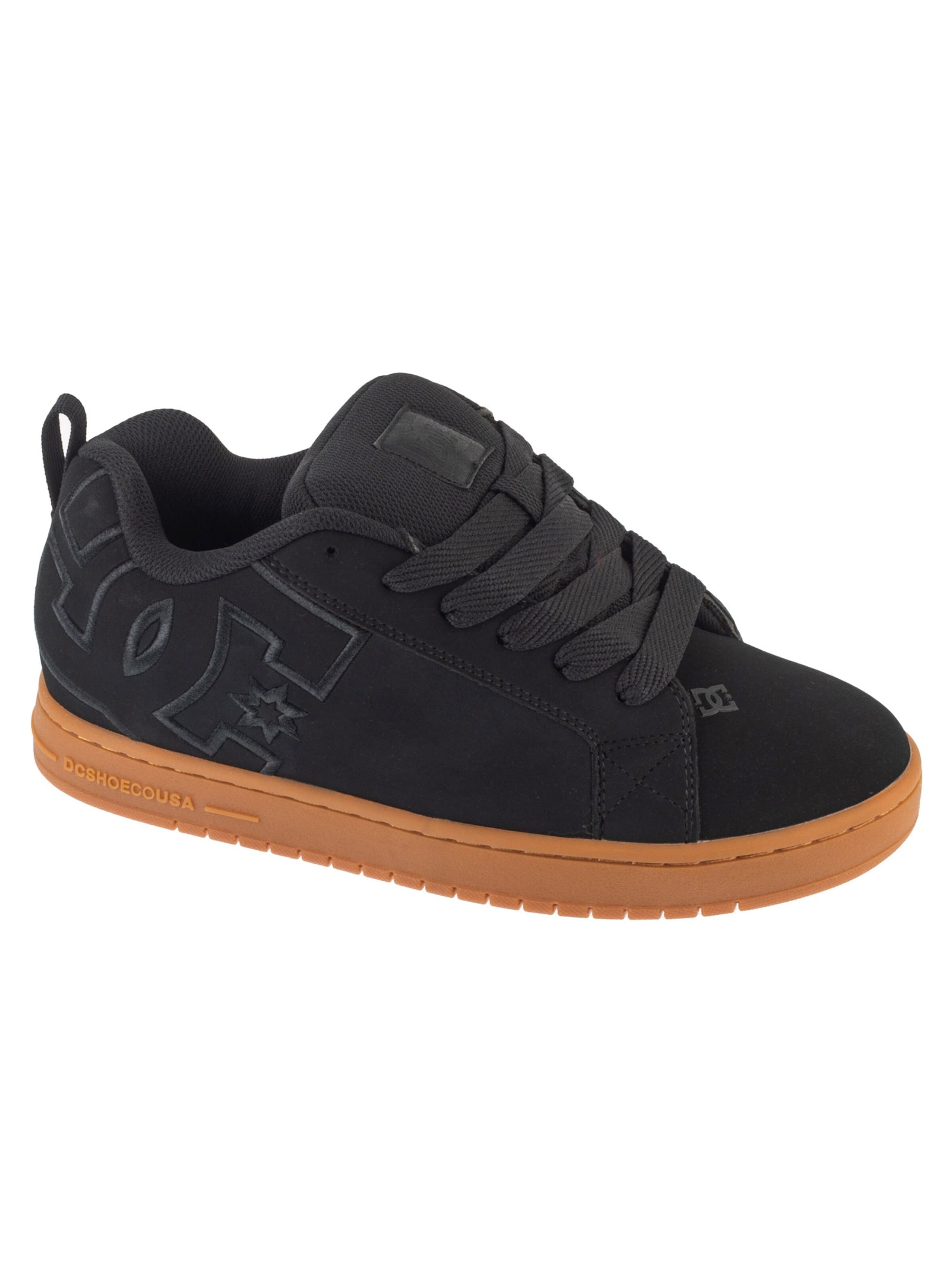 DC Shoes Sneakers laag 'Court Graffik' in Zwart: voorkant
