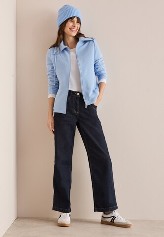 CECIL Sweatjacke in Blau