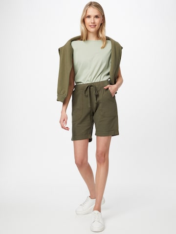 Kaffe Loose fit Pants 'Naya' in Green