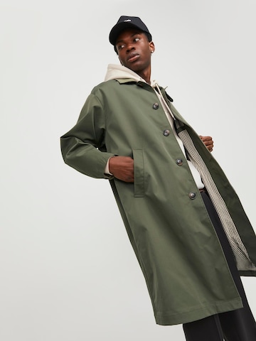 JACK & JONES Between-Seasons Coat 'Santorini' in Green