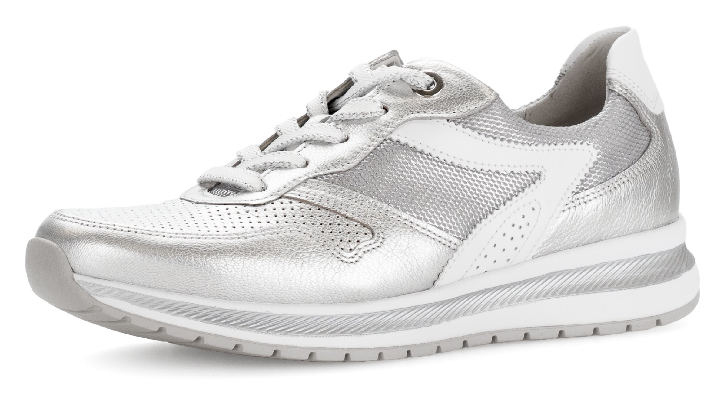 GABOR Sneaker in Silber: Vorderseite