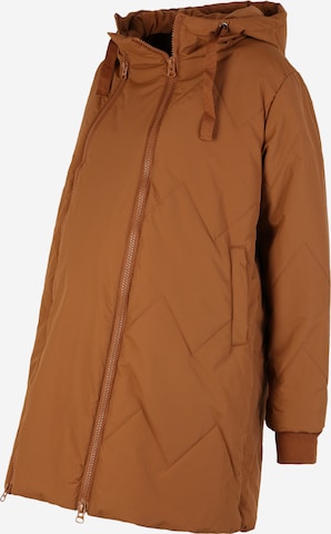 Manteau d’hiver LOVE2WAIT en marron : devant