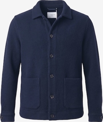 Circolo 1901 Between-Season Jacket 'SHIRT J.G.DYED VIRGIN WOOL DARK NAVY' in Blue: front