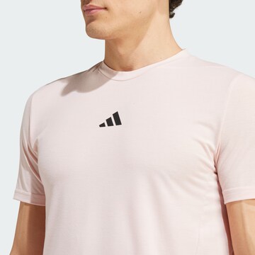 ADIDAS PERFORMANCE Regular Funktionsshirt 'Designed for Training Workout' in Pink