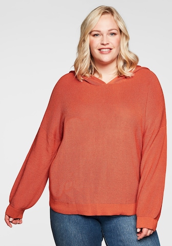 SHEEGO Пуловер в оранжево: отпред