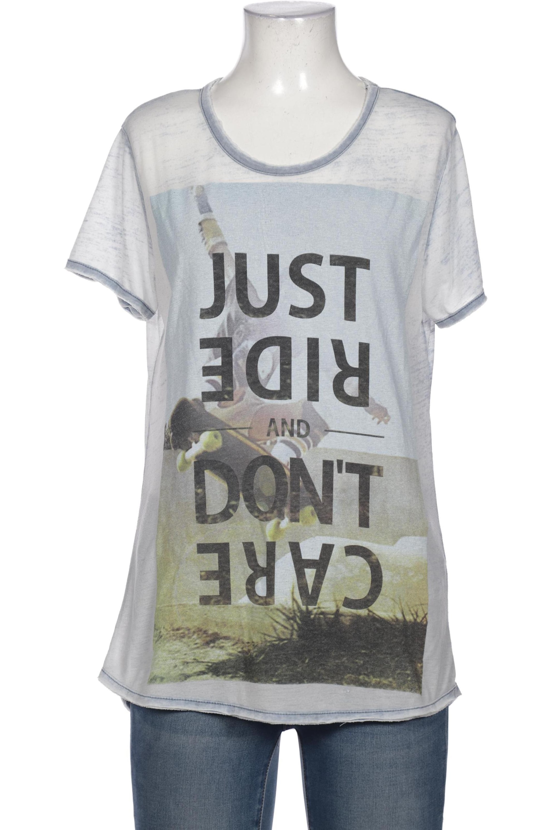 Review T-Shirt XS in Blau: Vorderseite