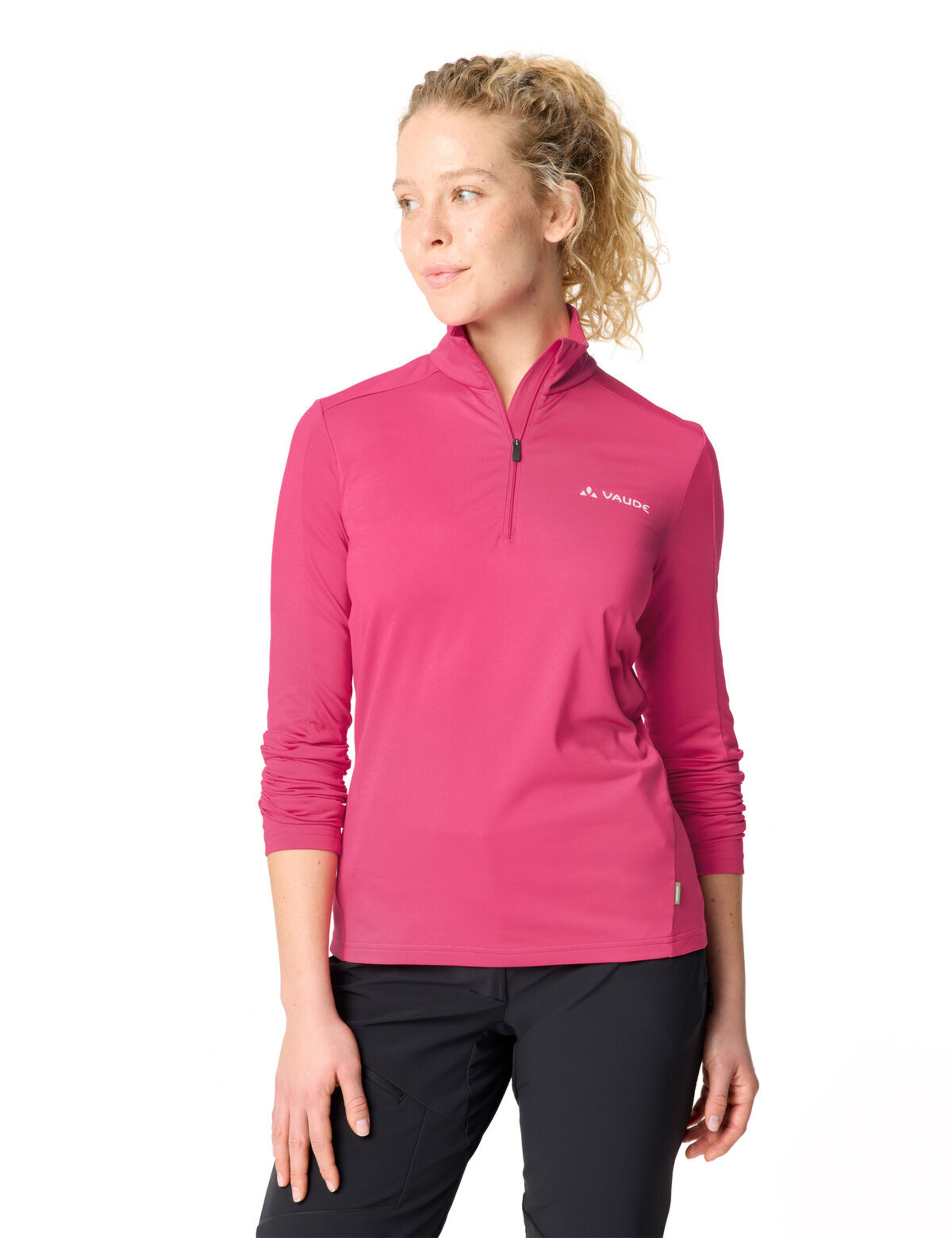 VAUDE Sports sweater 'Livigno' in Pink