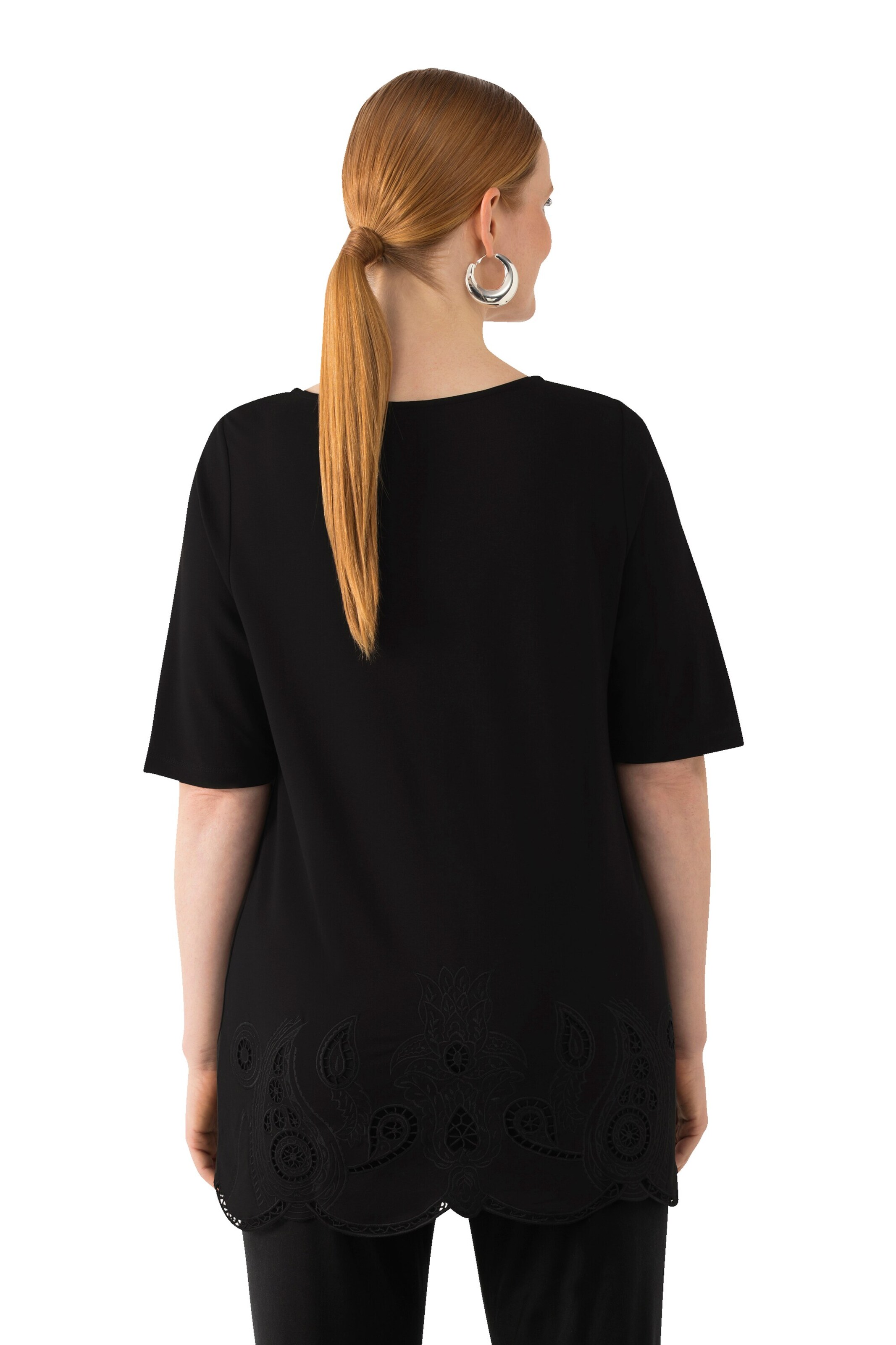 Ulla Popken Blouse in Zwart