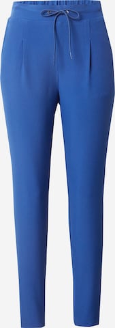 VERO MODA Pleated Pants 'CARLA' in Blue: front