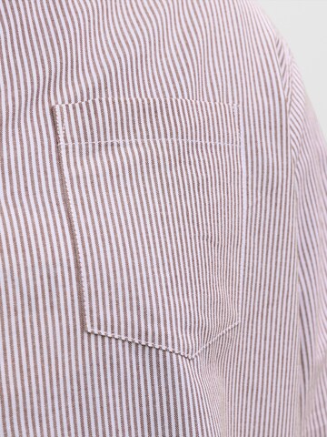 Jack & Jones Plus Regularny krój Koszula 'JORNORREBRO' w kolorze czerwony