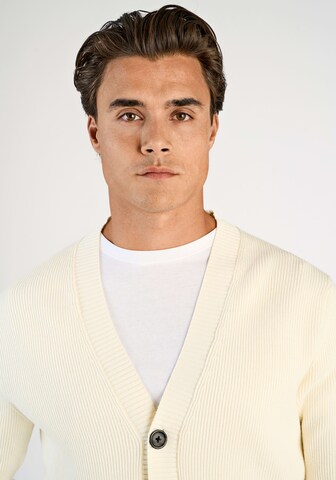 Lindbergh Knit Cardigan in White