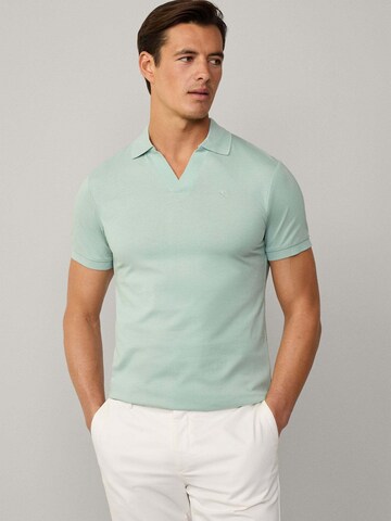 Hackett London Poloshirt in Grün: Vorderseite