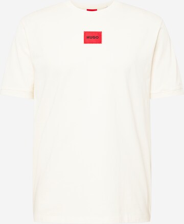 HUGO Shirt 'Diragolino' in Beige: front