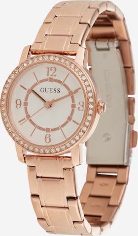 GUESS - Reloj analógico en oro: frente