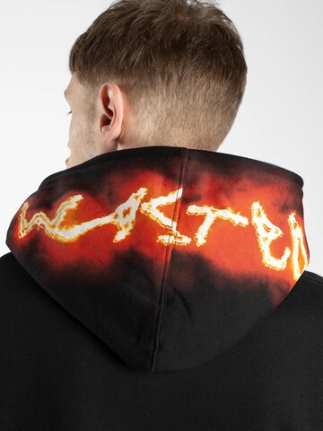 Wasted Paris - Sudadera 'Surt Hoodie Full Zip' en negro