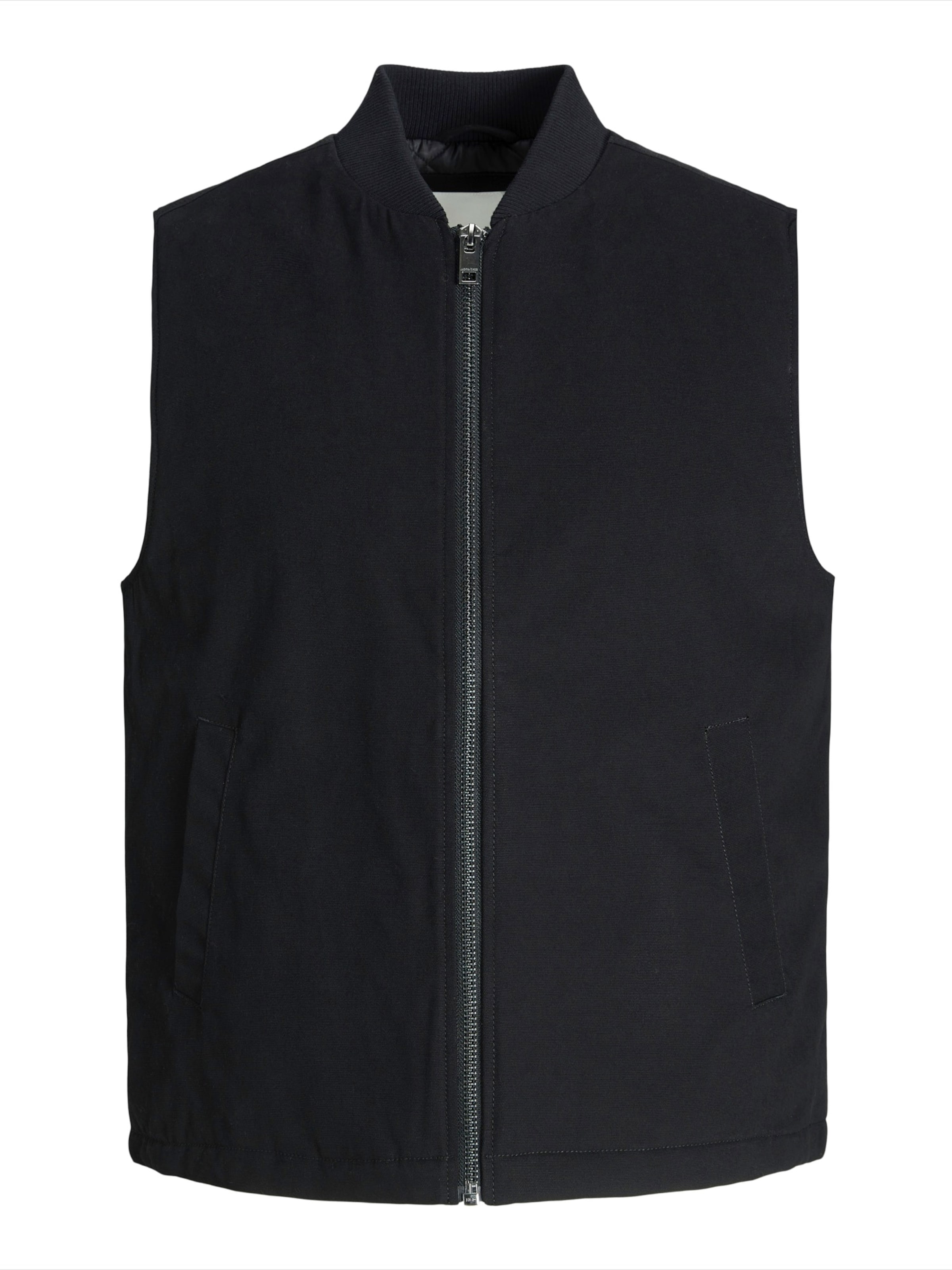 Gilet 'JJEDOVER' di JACK & JONES in nero: frontale