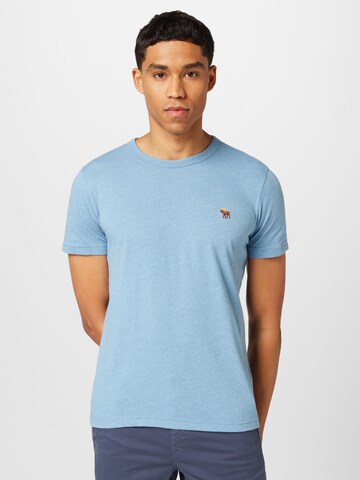 Abercrombie & Fitch Shirt in Blauw: voorkant