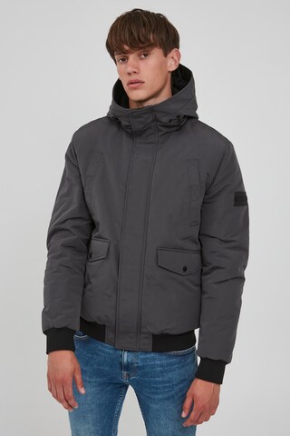 INDICODE JEANS Winter Jacket in Grey: front