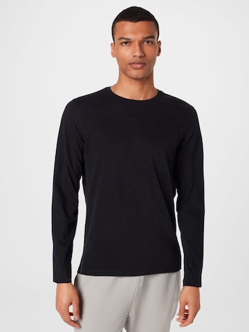 4F Performance Shirt in Black: front