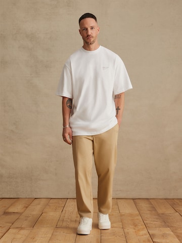 DAN FOX APPAREL Regular Chino Pants 'Laurin' in Beige