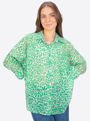 Seasons of April Blouse 'EILEEN' in Groen: voorkant