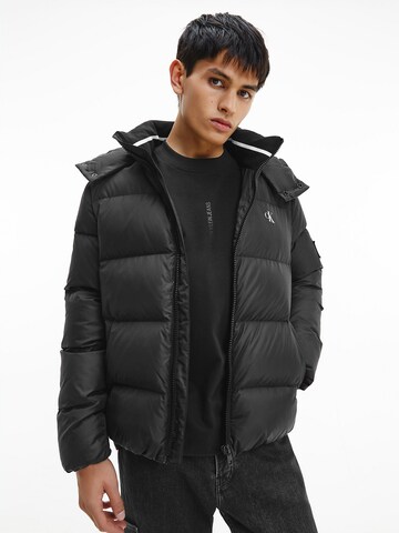 Calvin Klein Jeans Jacke in Schwarz: predná strana